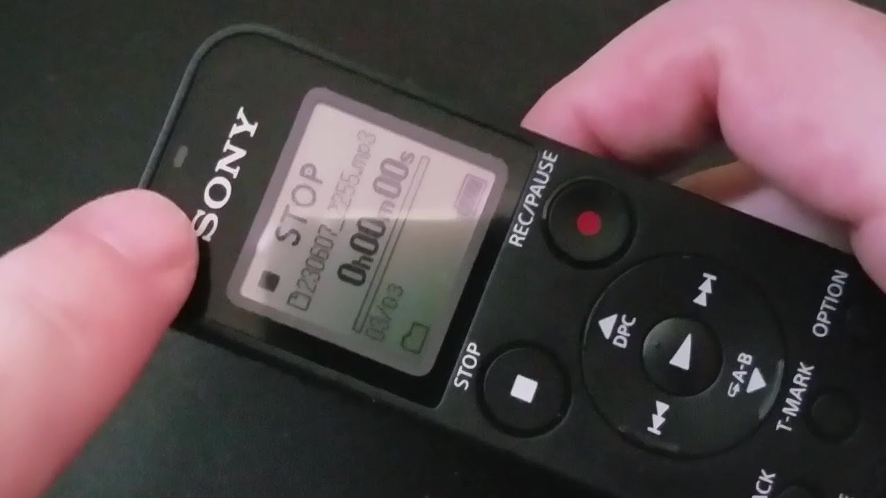 Обзор диктофона Sony ICD PX370