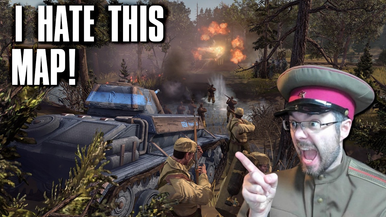 I HATE THIS MAP! - 4v4 - Company of Heroes 2