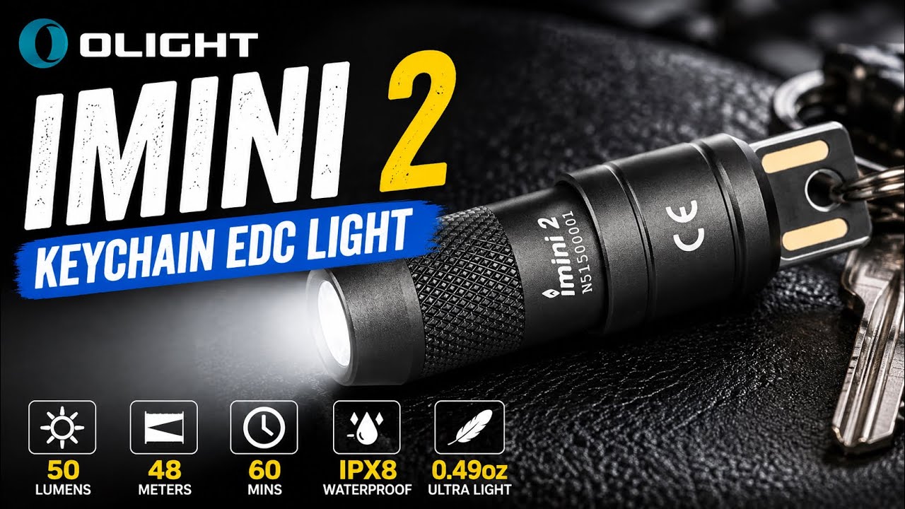 O Light IMINI 2 Keychain EDC Light