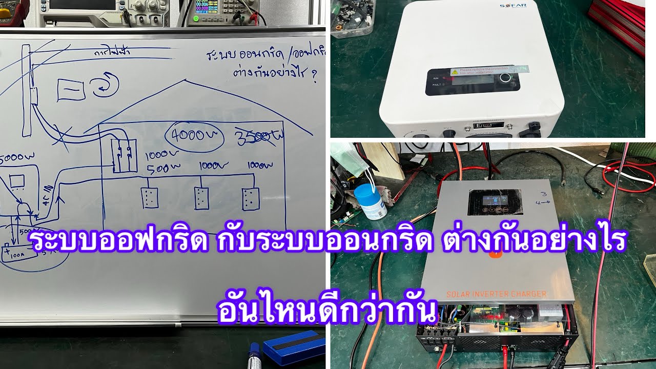 ระบบออนกริดกับออฟกริดต่างกันอย่างไร อันไหนดีกว่ากัน
