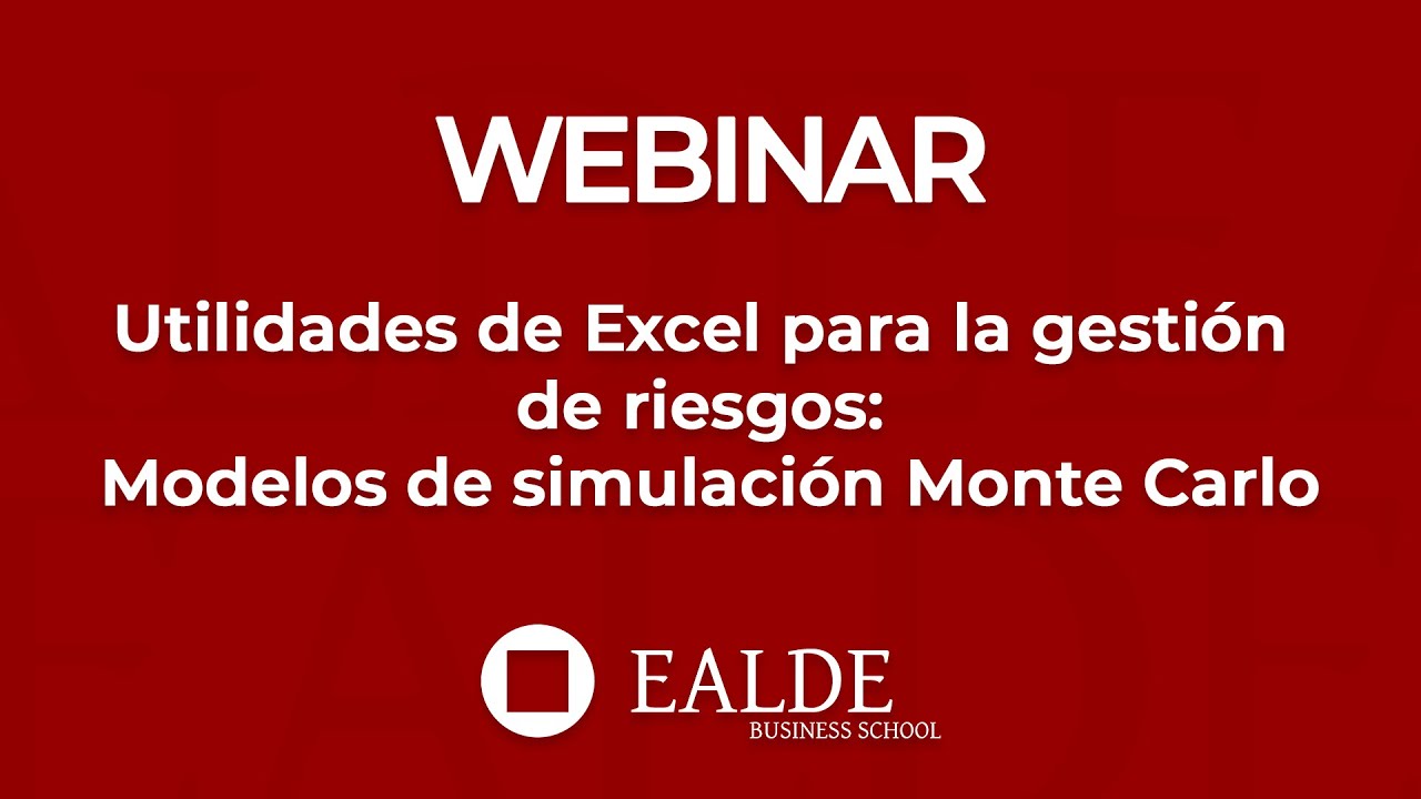 Utilidades de Excel para la gestión de riesgos: Modelos de simulación Monte Carlo