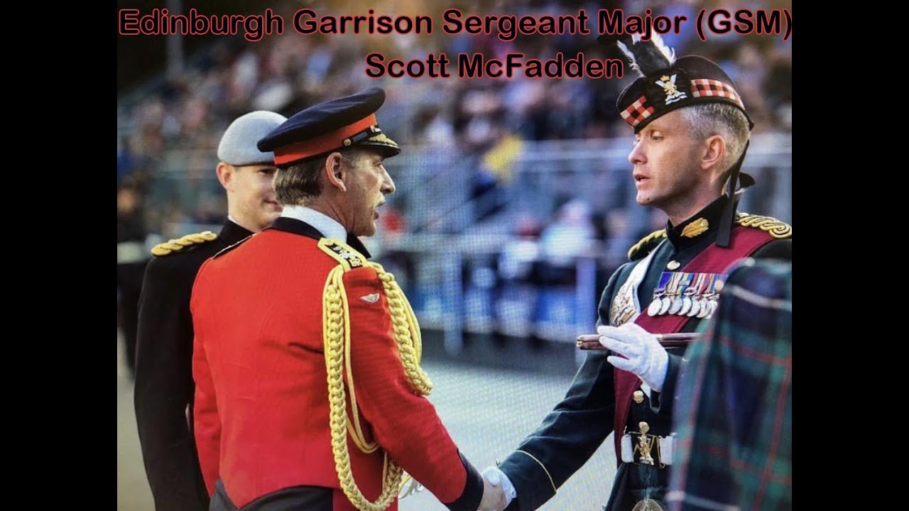 Edinburgh Garrison Sergeant Major (GSM) Scott McFadden (2019)