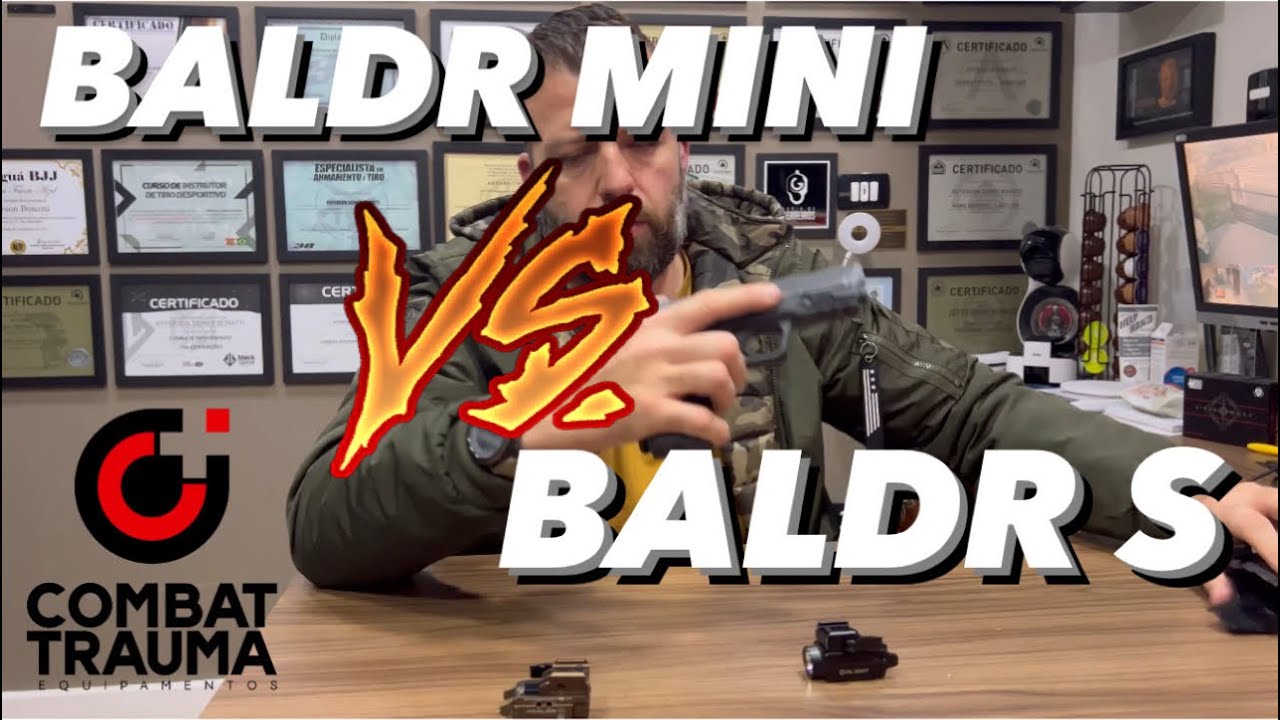 Baldr S vs Baldr Mini (Comparação entre os dois modelos de lanternas da Olight.
