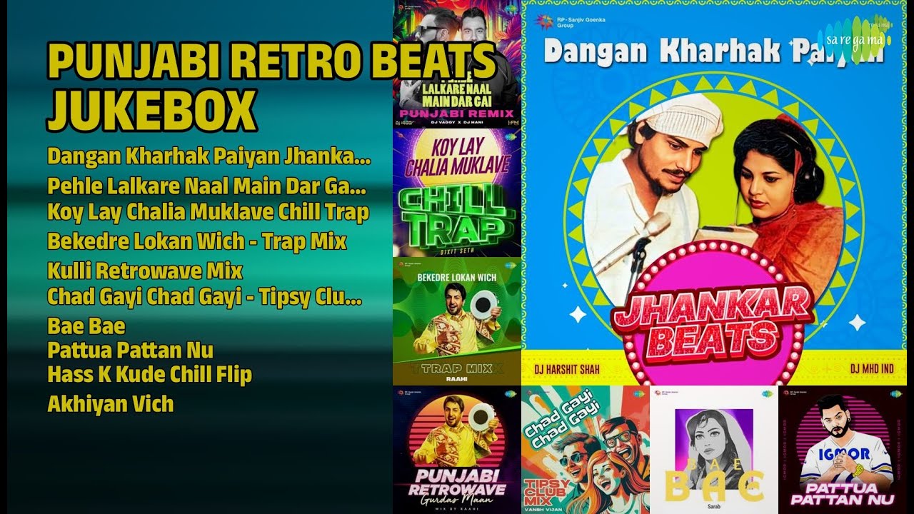 Retro Beats Jukebox | Amar Singh Chamkila Songs | Dangan Kharhak Paiyan Jhankar Beats
