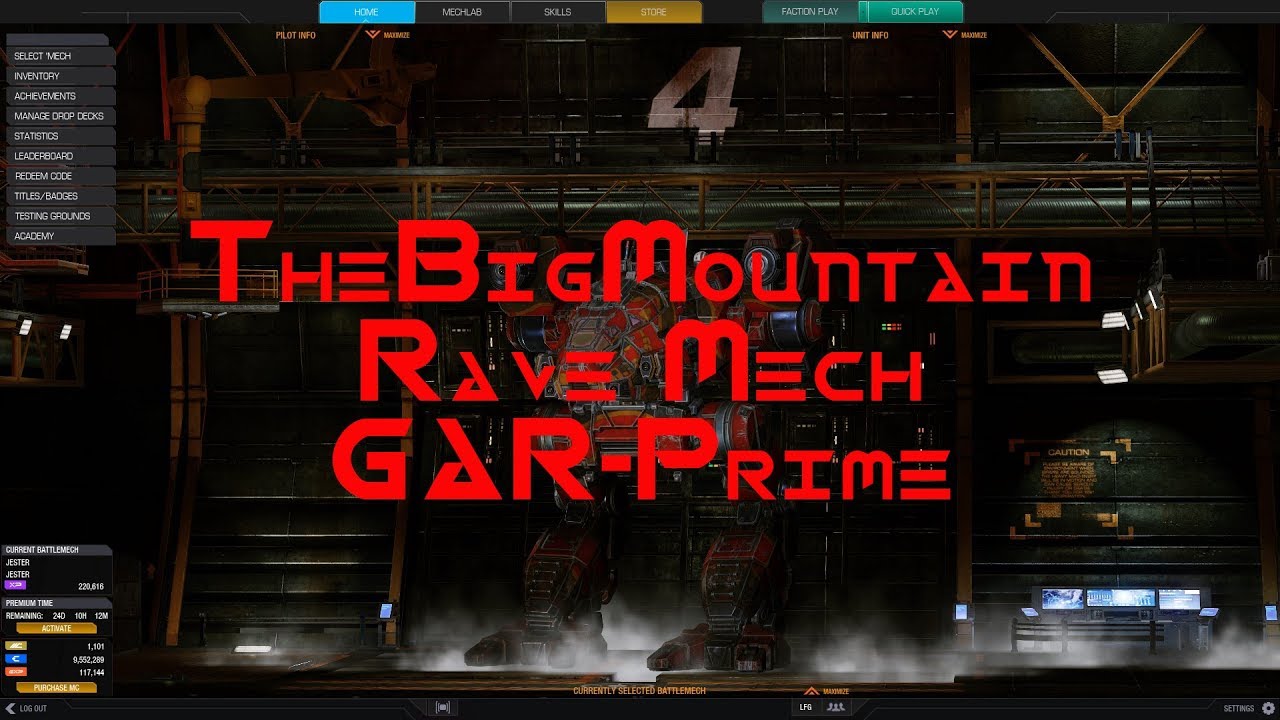 TheBigMountain Rave Mech, GAR Prime