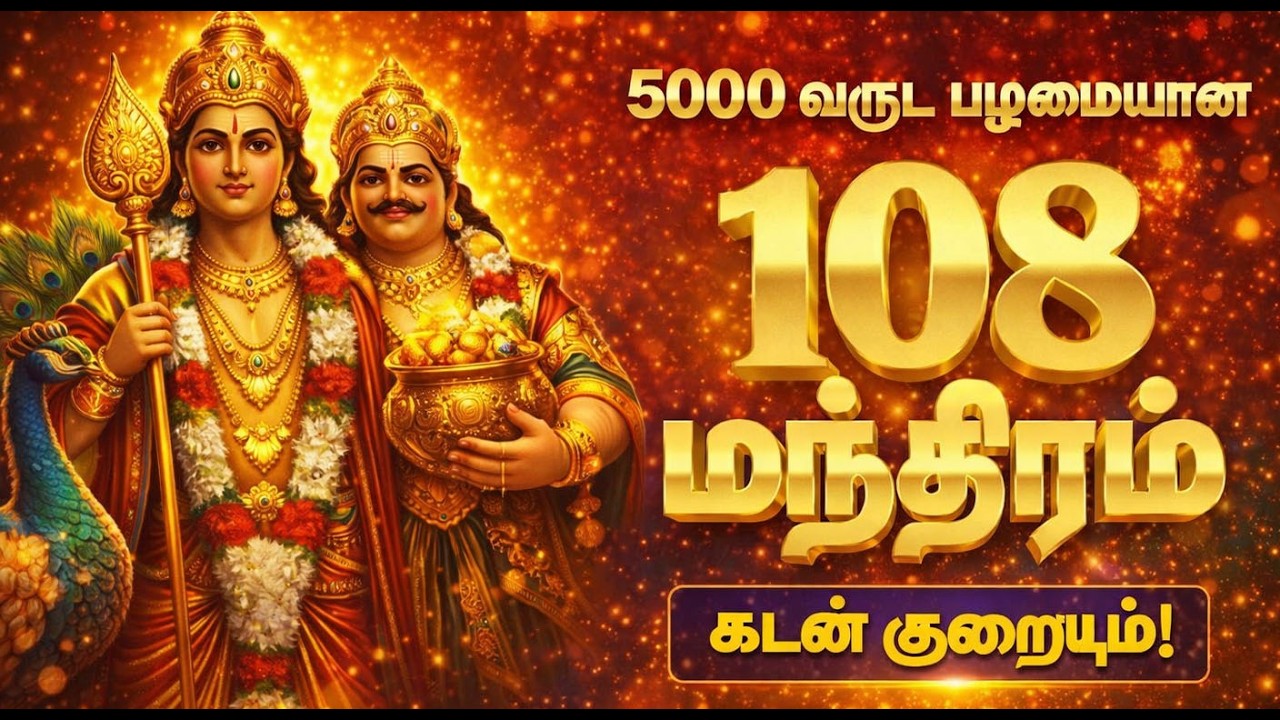 👉 5000 வருடம் பழமையான முருகன் குபேர மந்திரம் 💰 கடன் சுமை குறையும் | Murugan Kubera 108