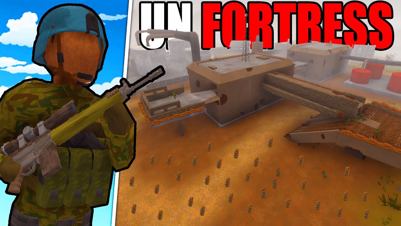 Defending a UN FORTRESS in NEW Modern Warfare Mod! - Rising Front: Battle Simulator