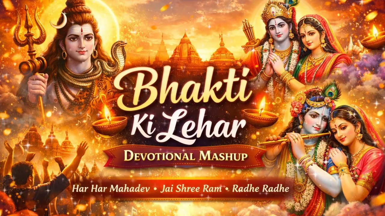 Bhakti Ki Lehar 🙏 | Har Har Mahadev | Jai Shree Ram | Radhe Radhe | Devotional Mashup