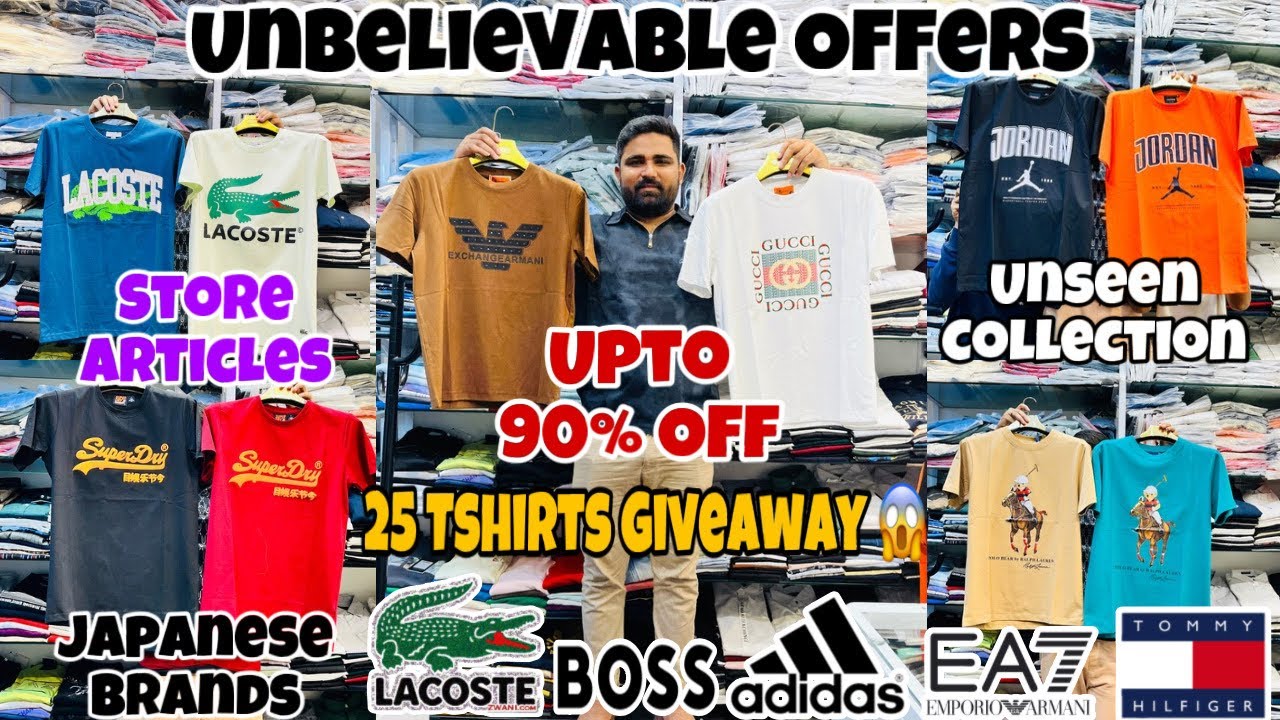 Unbelievable Offers 😱 | Upto 90% Off |  Tshirts,Poloneck Tshirts | Branded Clothes in Mumbai