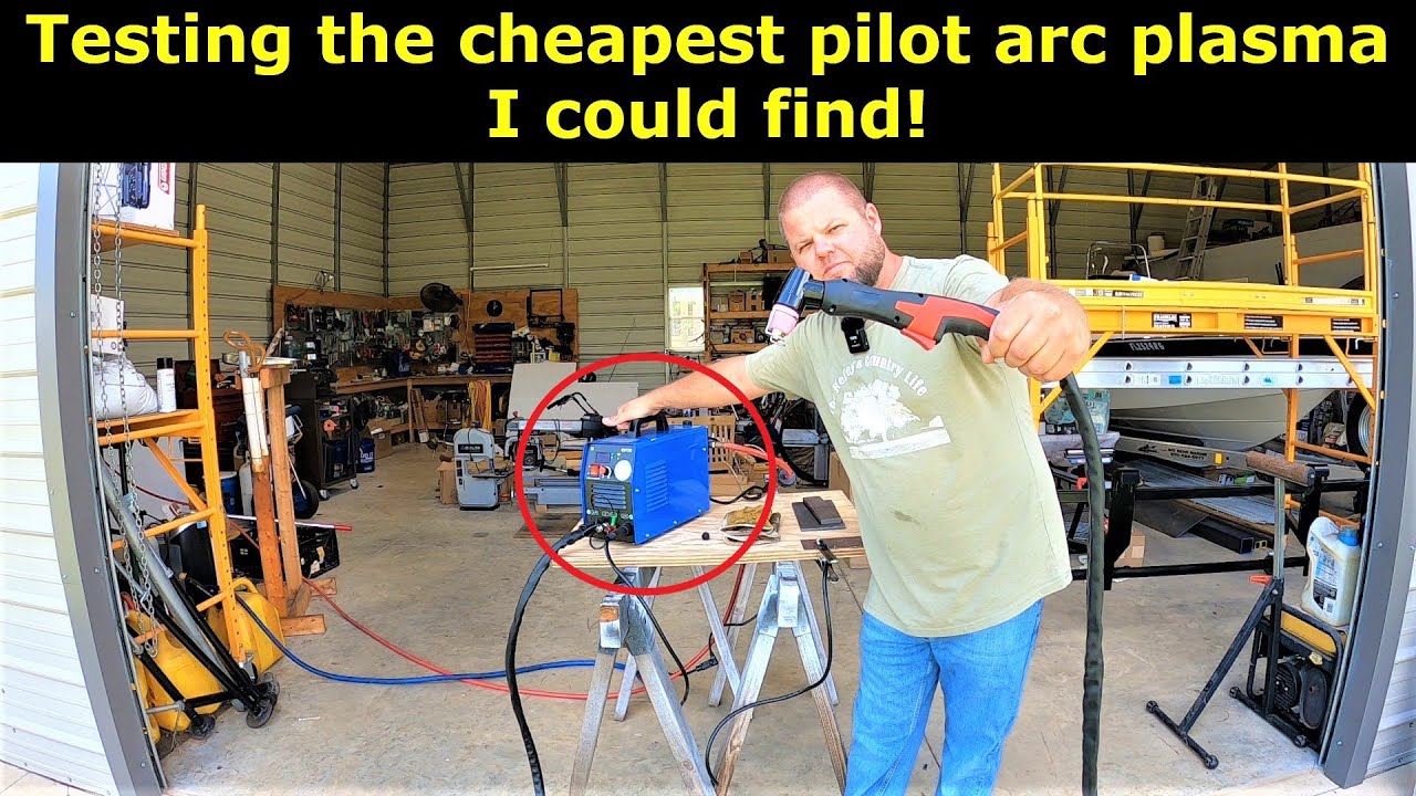 Testing the cheapest pilot arc plasma cutter I could find! #643 #Vevor