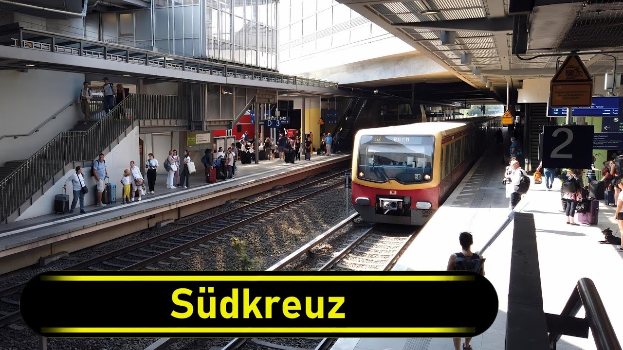 S-Bahn Station Südkreuz - Berlin 🇩🇪 - Walkthrough 🚶