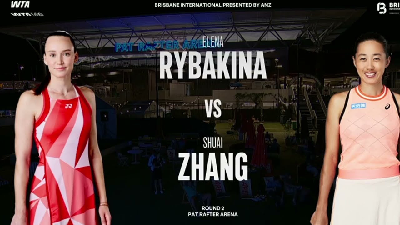 Elena Rybakina vs Zhang Shuai Round 2 Highlights | Brisbane International 2026