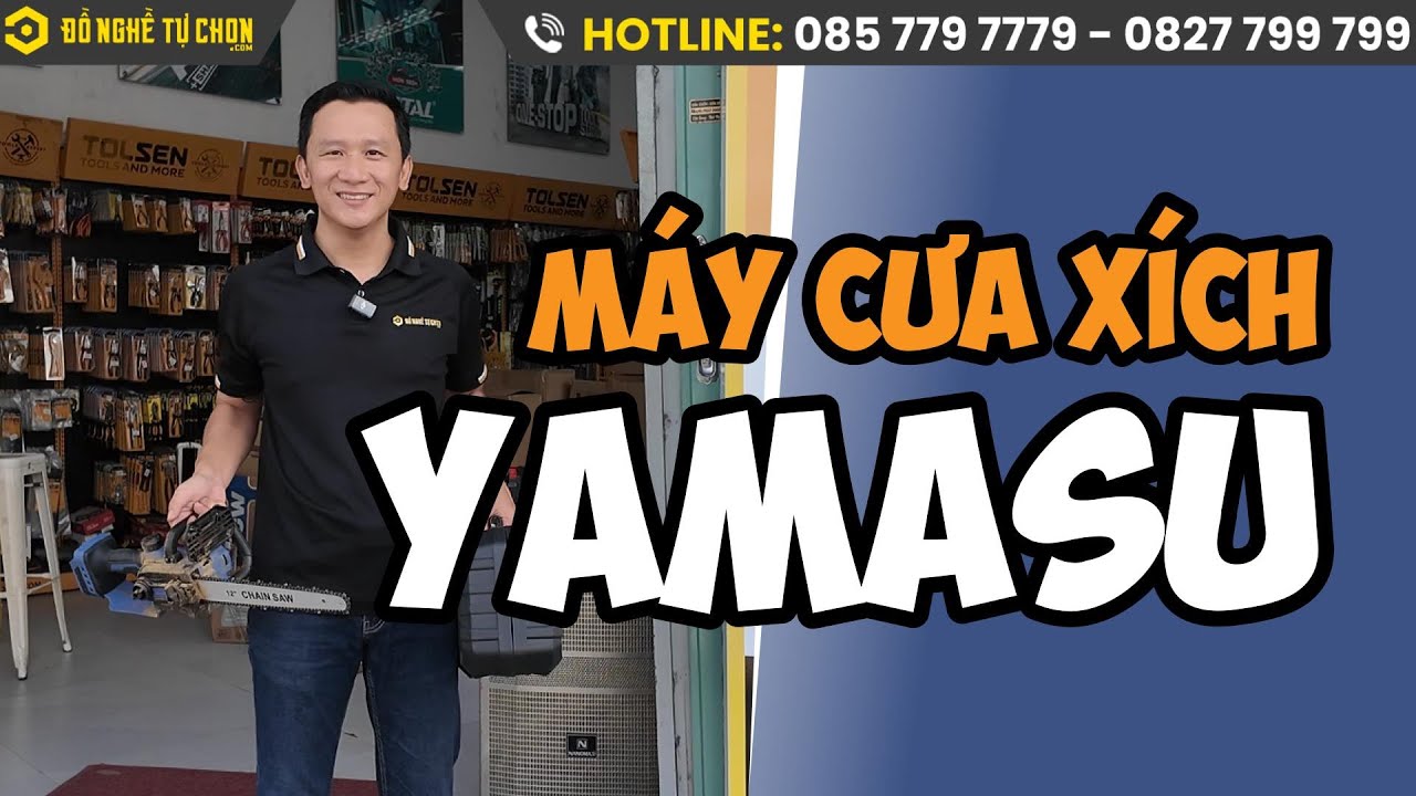 M&aacute;y cưa x&iacute;ch Yamasu cưa cực &ecirc;m I Đồ Nghề Tự Chọn