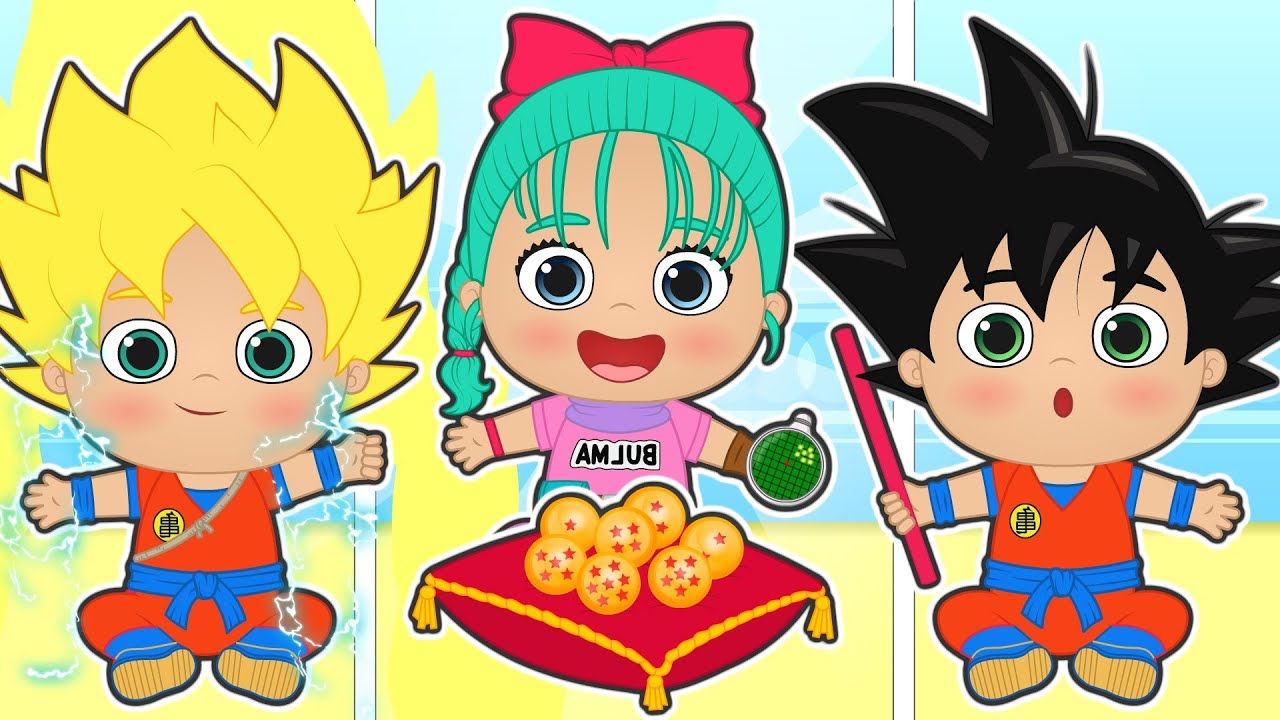 BEBÉS ALEX Y LILY 🐉✊ Se disfrazan de Goku y Bulma
