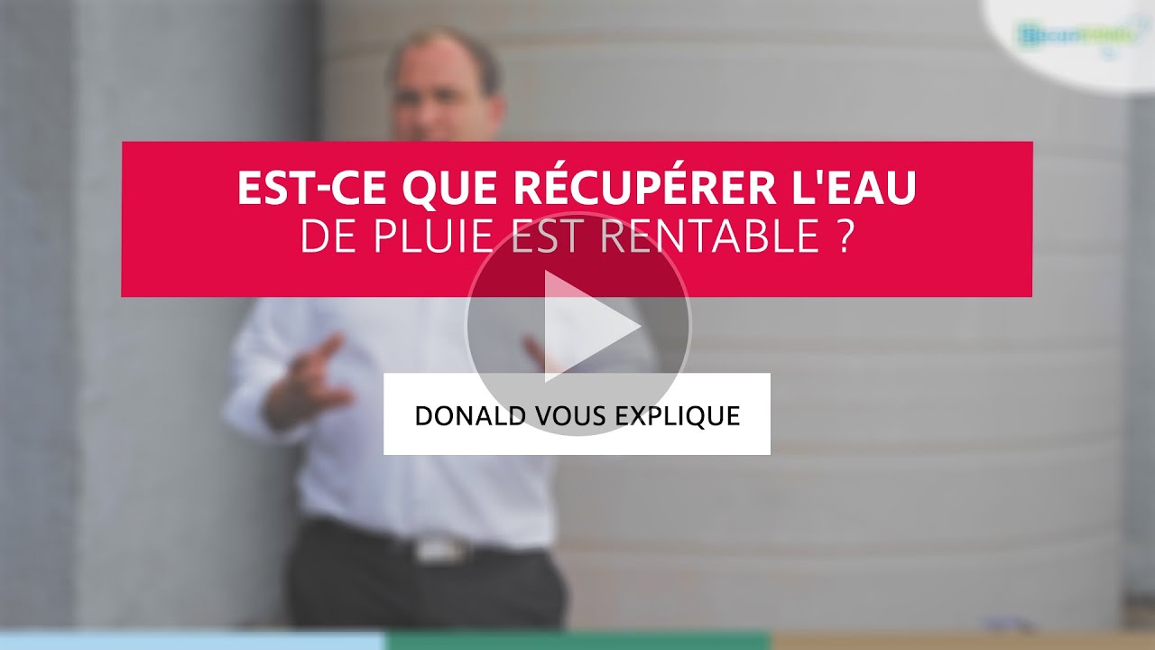 Est-ce que récupérer l'eau de pluie est rentable ?