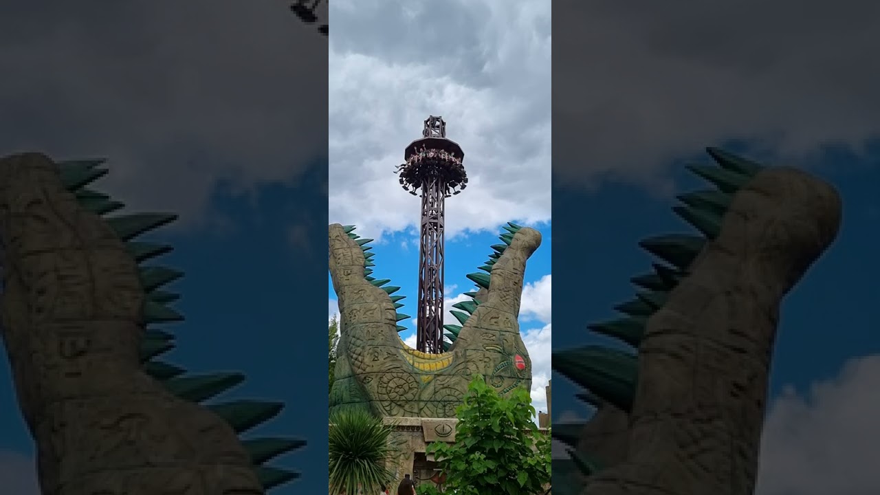 off ride Croc🐊 drop at chessington world 🌎 of Adventures