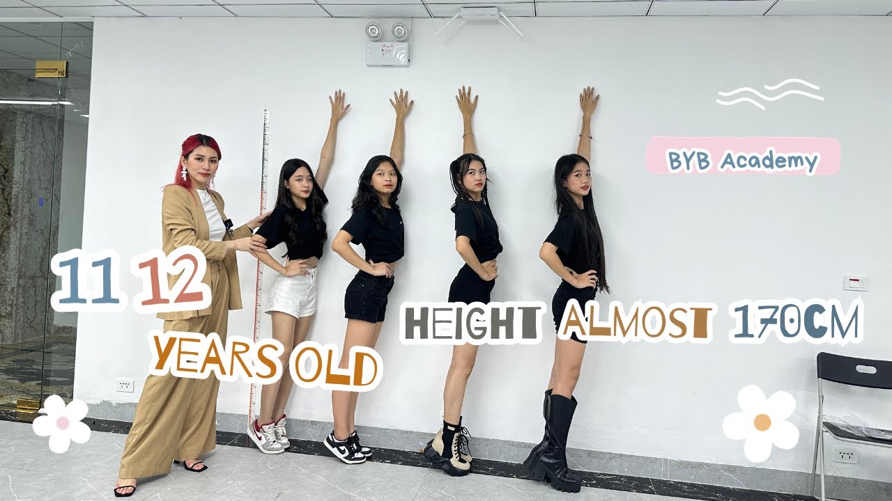 Exercises to support height growth for young models | 11, 12 year old models with impressive heights