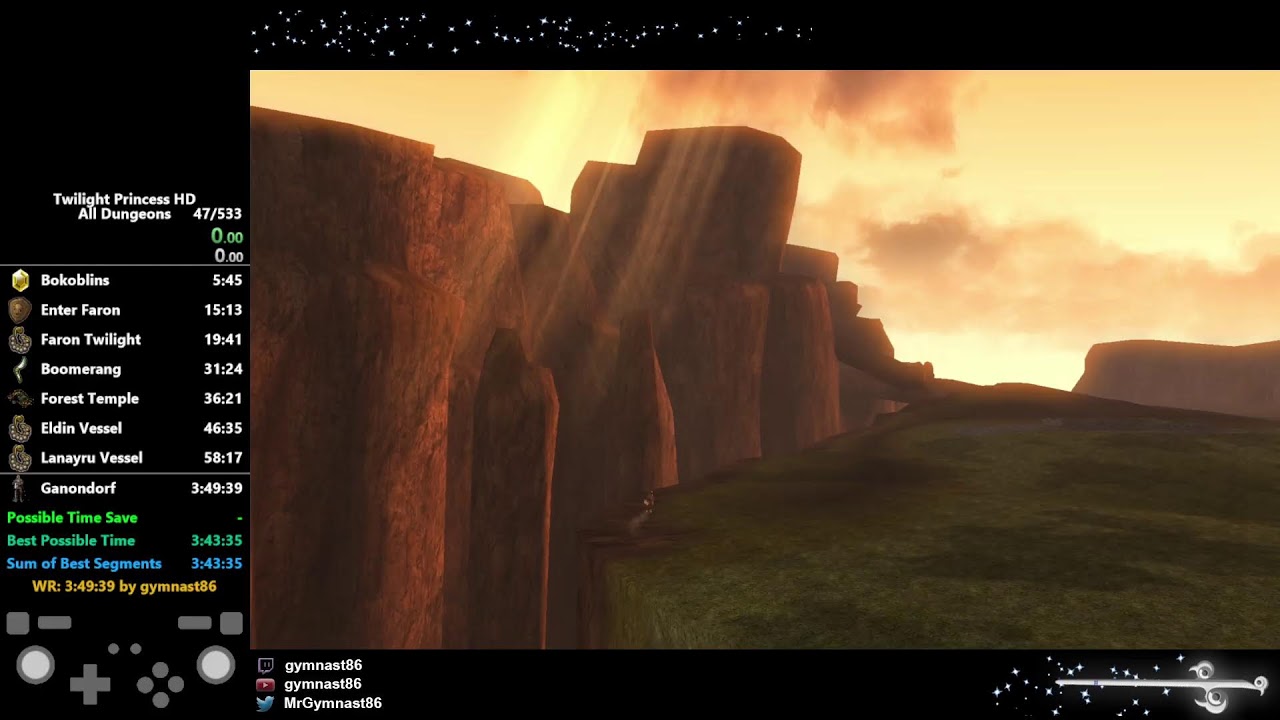Twilight Princess HD All Dungeons Speedruns