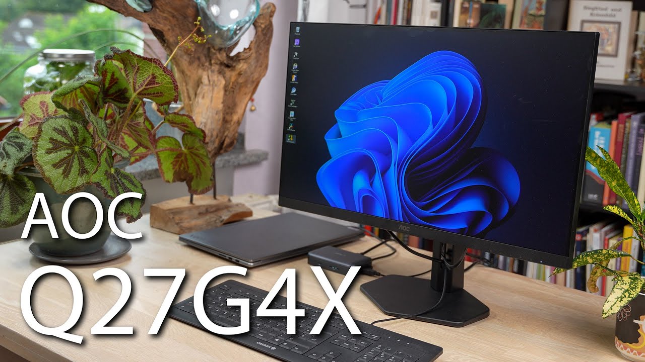 AOC Q27G4X im Test - Ein schlichter Gaming-Monitor mit 1440p, 180 Hz und HDR-Support