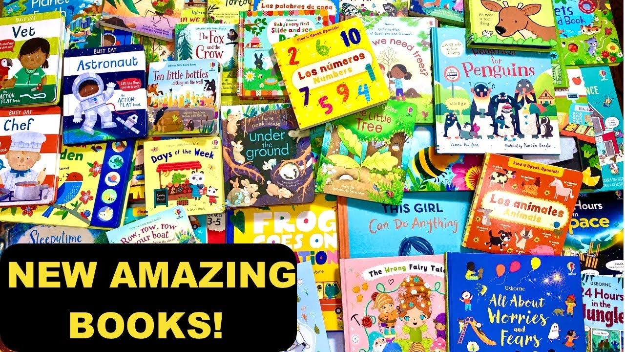 July 2022 New Book Releases! New Book Titles! Usborne Books & More!