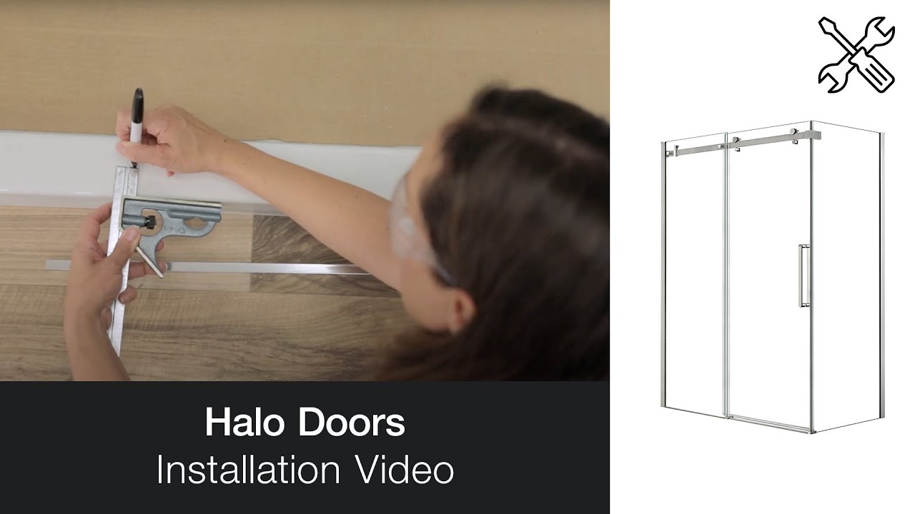 MAAX Halo Shower Door Installation