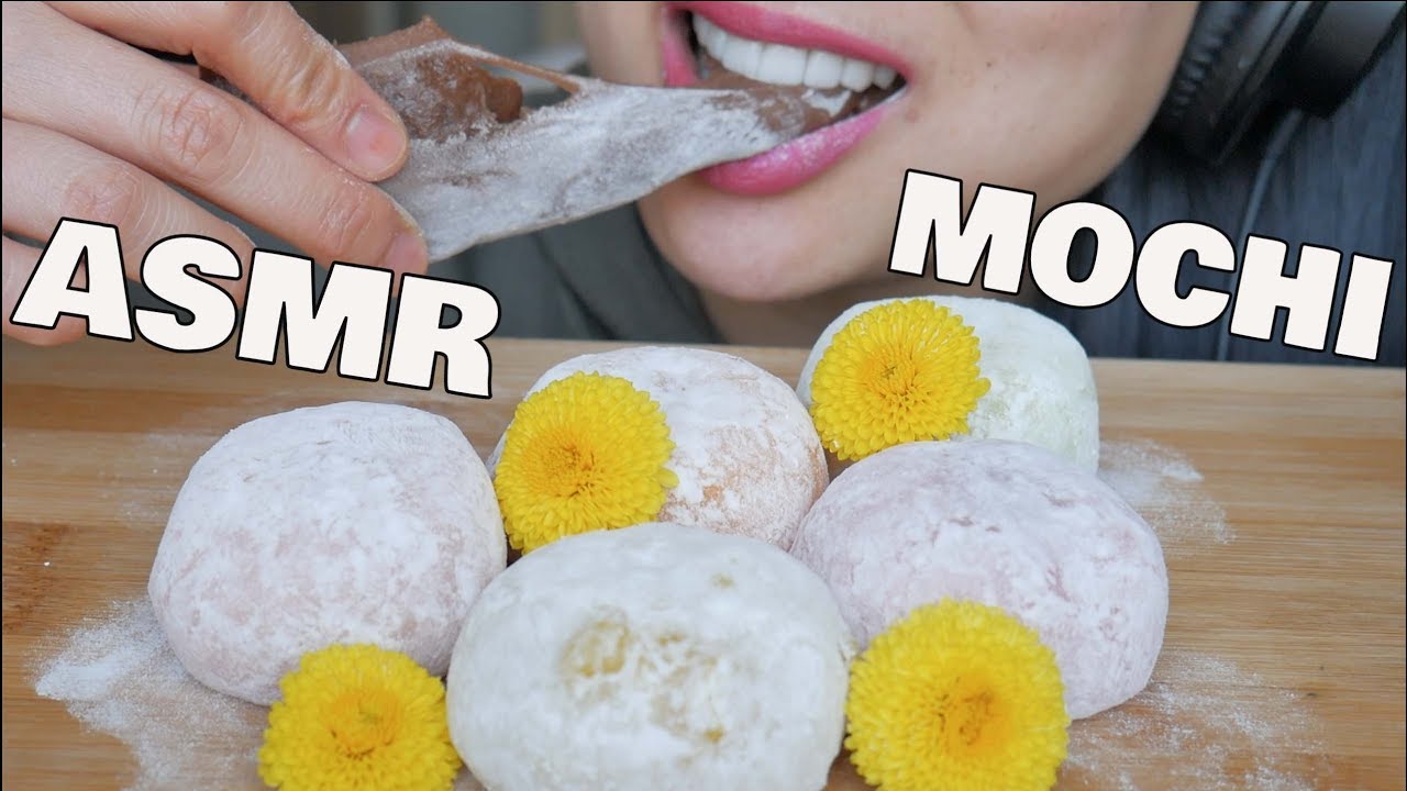 ASMR MOCHI (SOFT STICKY EATING SOUNDS) | SAS-ASMR