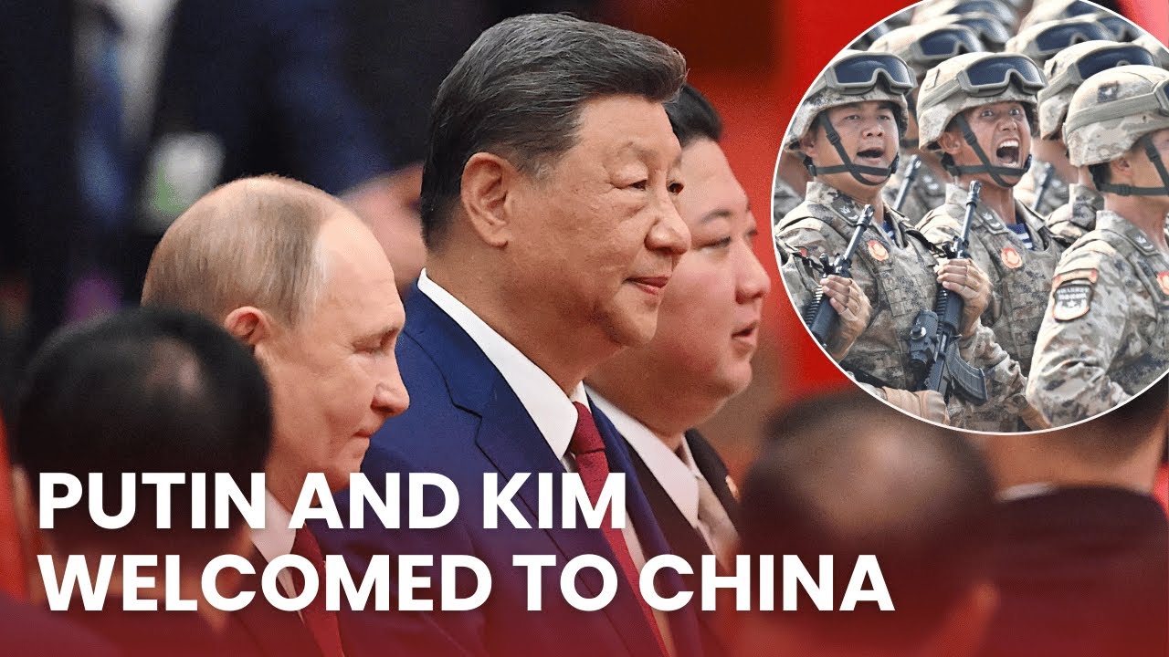 Russia and North Korea join China in SHOW OF FORCE at military parade