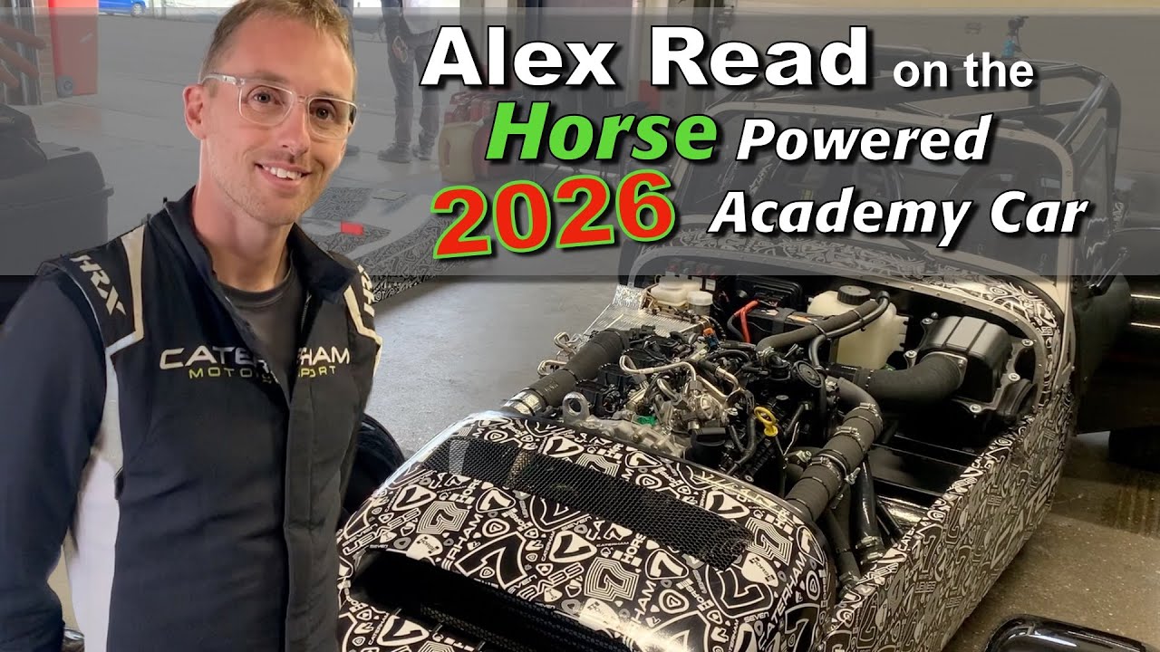 Caterham's Head of Motorsport presents turbocharged Seven for Academy 2026