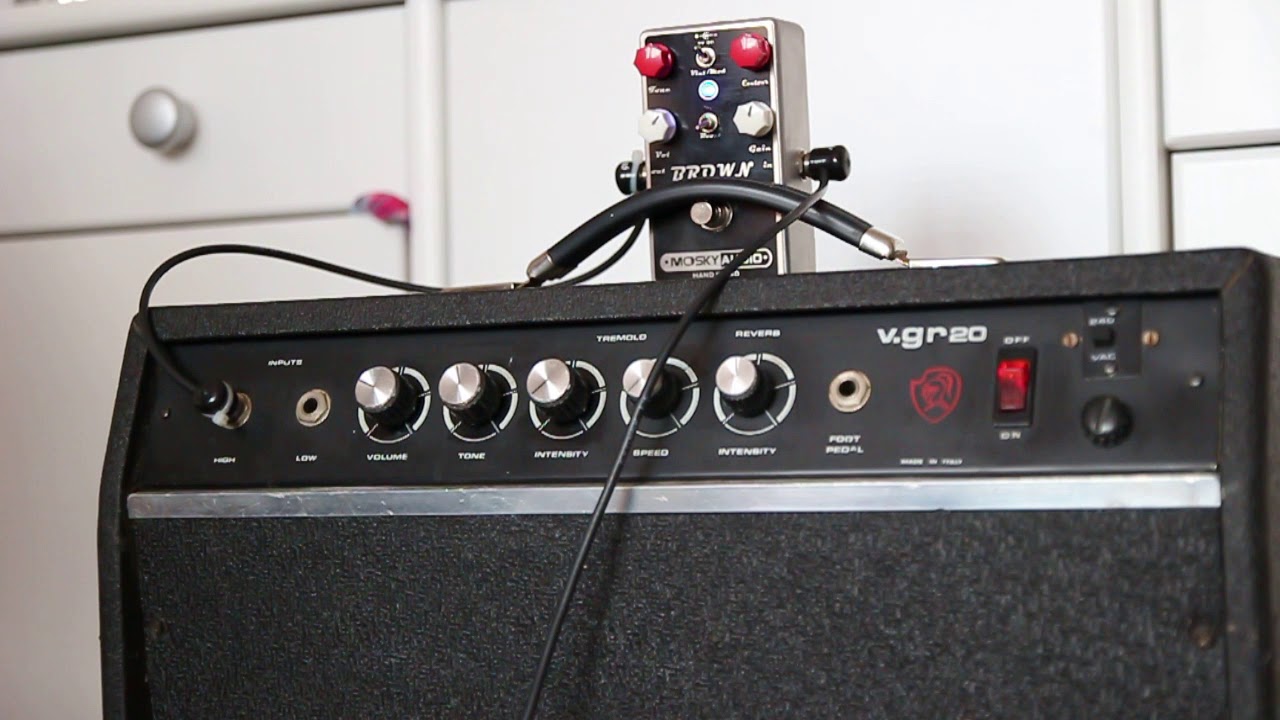 Gem V.GR20 Mosky Audio Brown Distortion Rockinger stratocaster