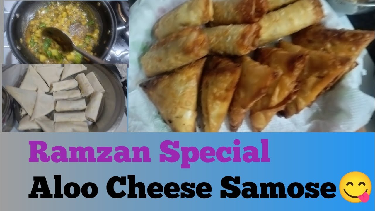 Ramzan Special, Aloo Cheese Samose😋👌 @ Nikhatprincess