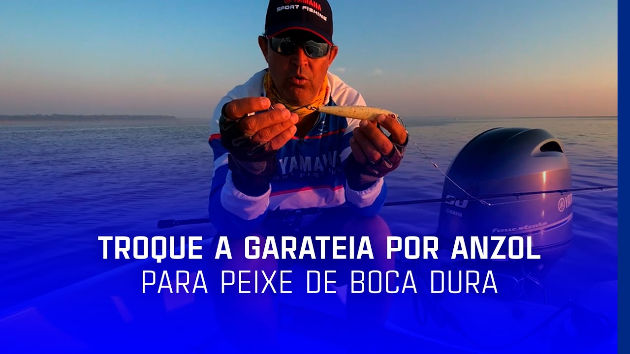 Por que trocar a garateia por anzol para peixe de boca dura - Dica Yamaha com Johnny Hoffmann