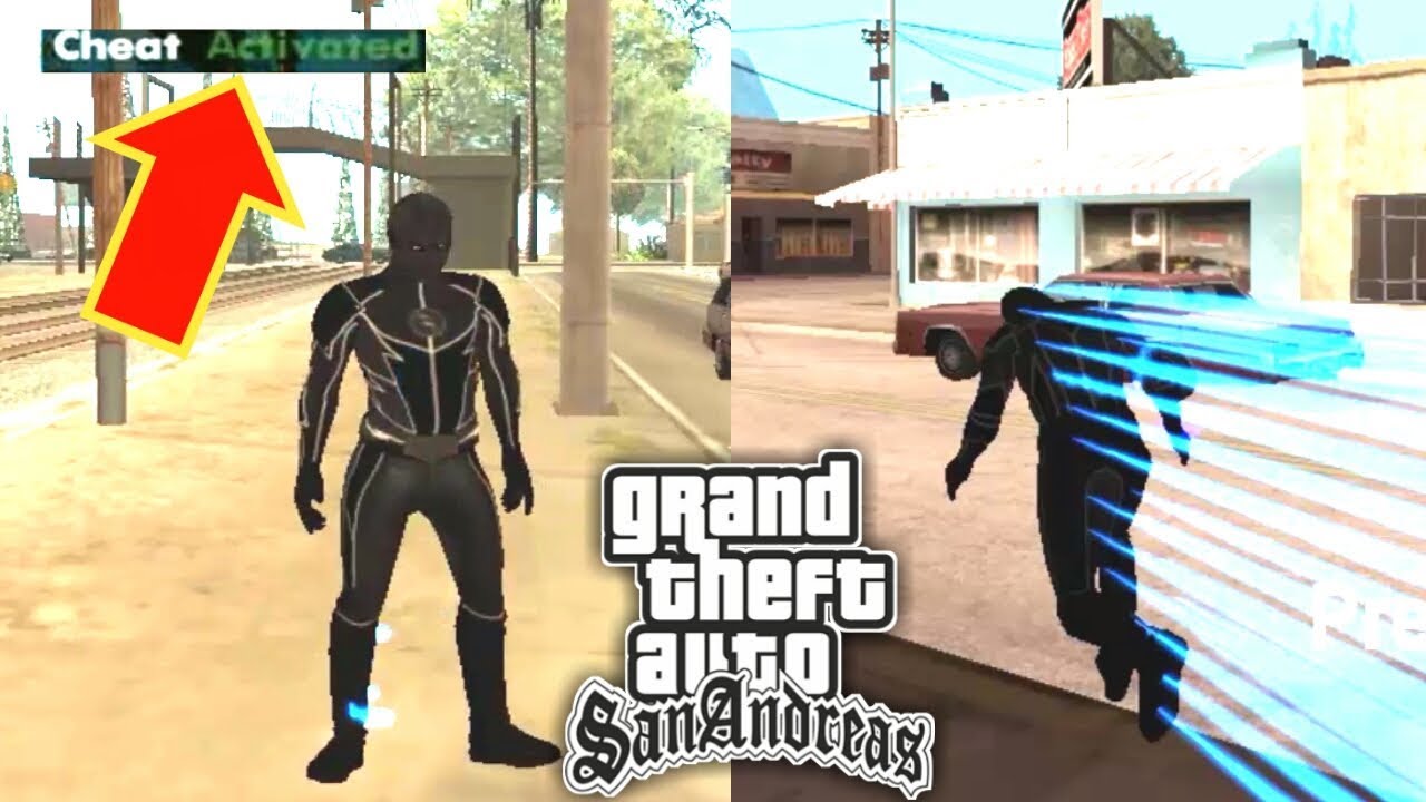 ZOOM Super Fast Power Cheat in GTA San Andreas || Aliens Super Power Cheat GTA San