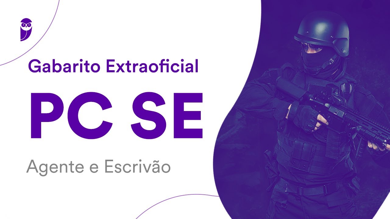 Gabarito Extraoficial PC SE &ndash; Agente e Escriv&atilde;o