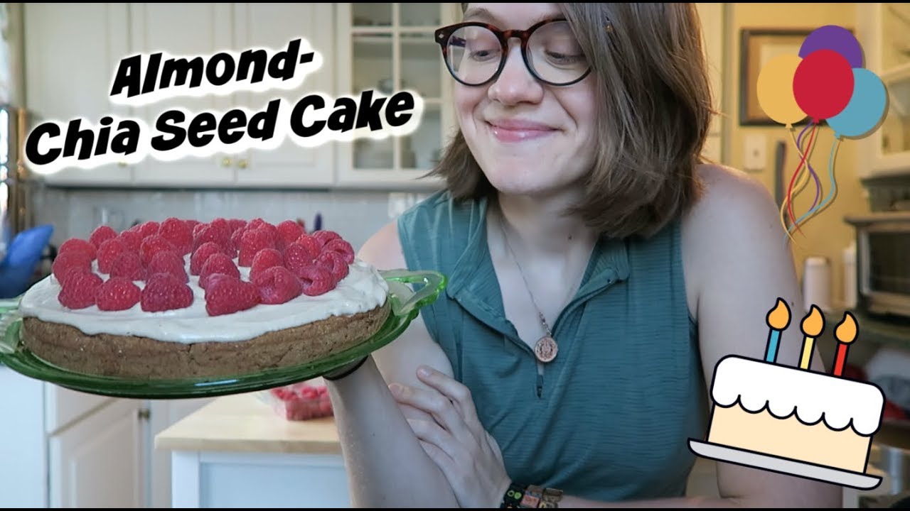 Almond-Chia Seed Cake (My 29th Birthday!)