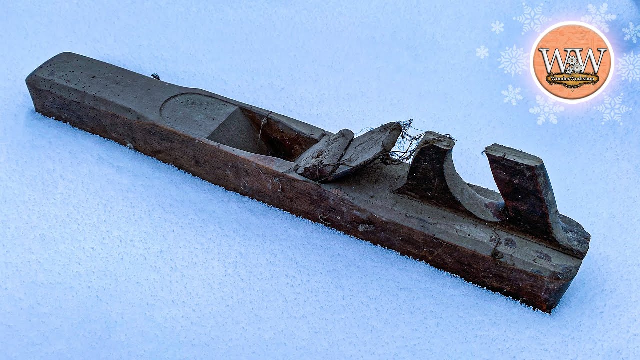 The Old Big Hand Plane - Restoration Of Carpentry Tools