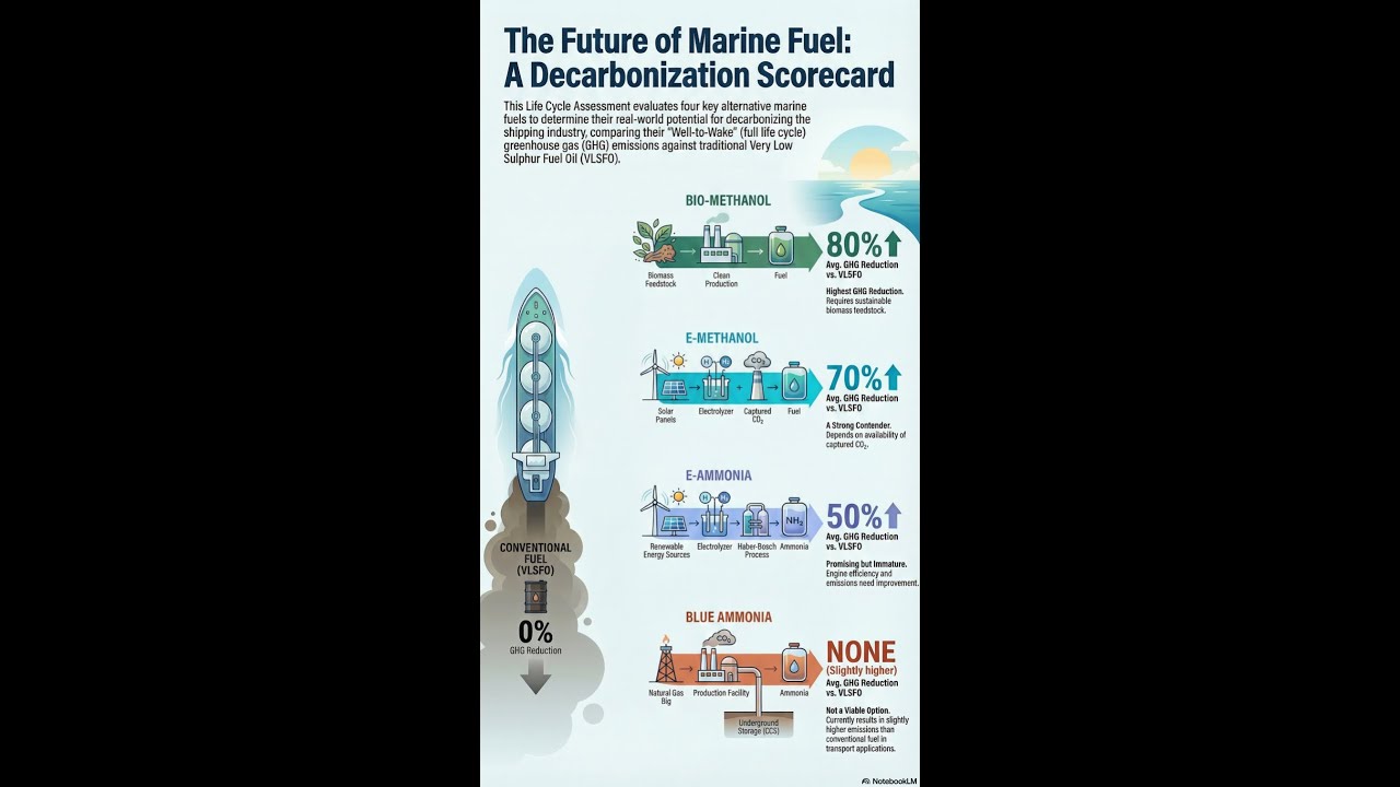 Life Cycle Assessment of Low-Carbon Maritime Methanol and Ammonia