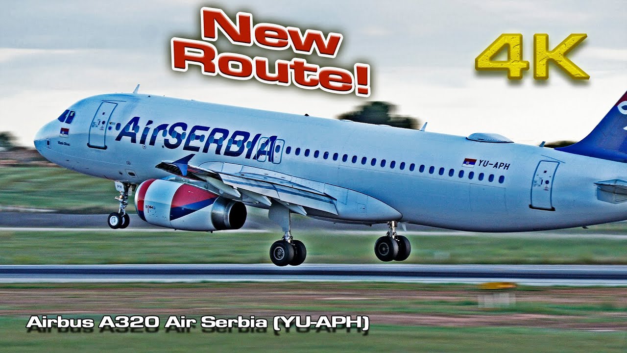 New Route Air Serbia A320  (YU -APH) Valencia!