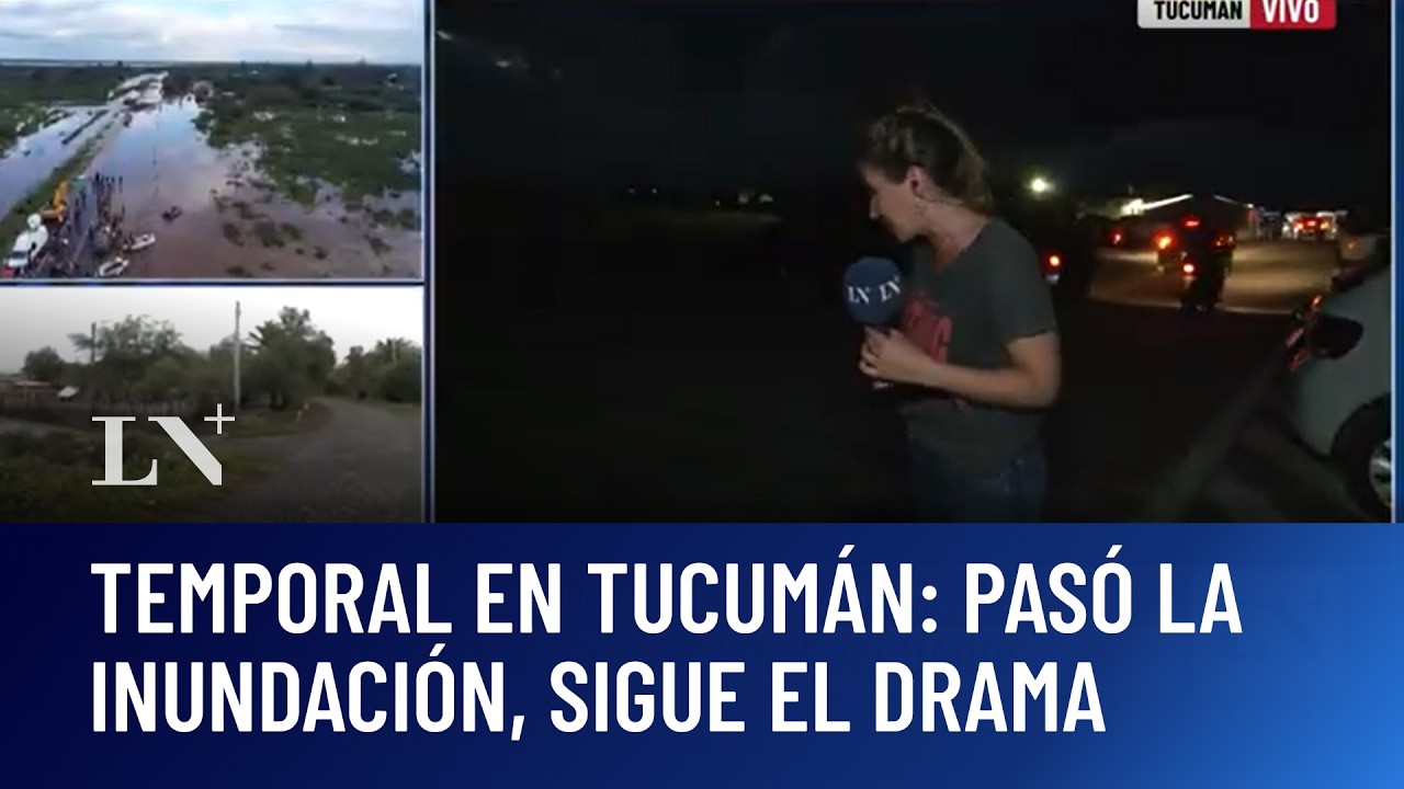 Temporal en Tucumán: pasó la inundación, sigue el drama
