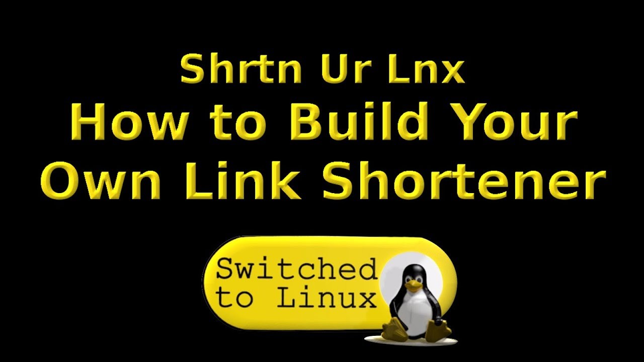 Create Your Own Link Shortener