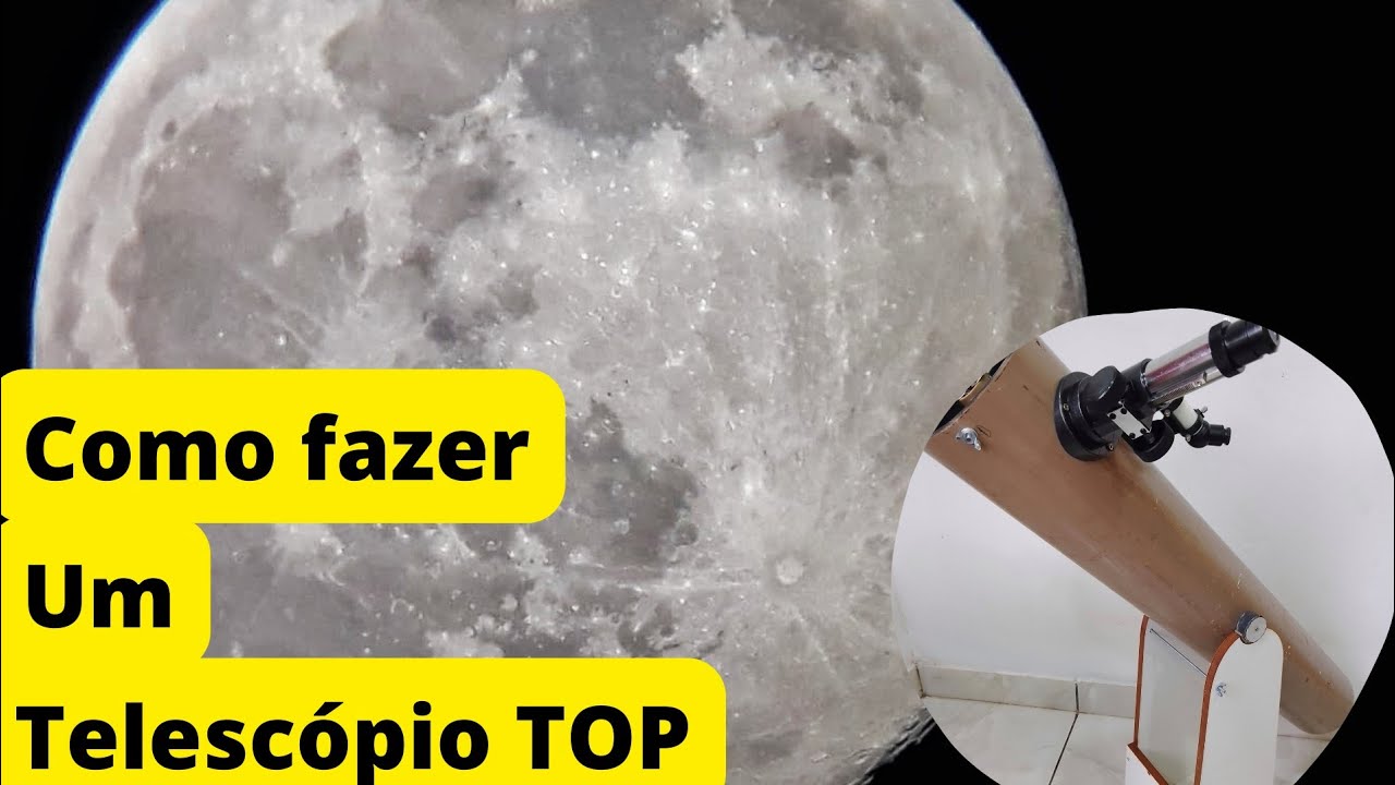 como fazer um telescópio | PASSO A PASSO FÁCIL DE FAZER BARATO e TOP