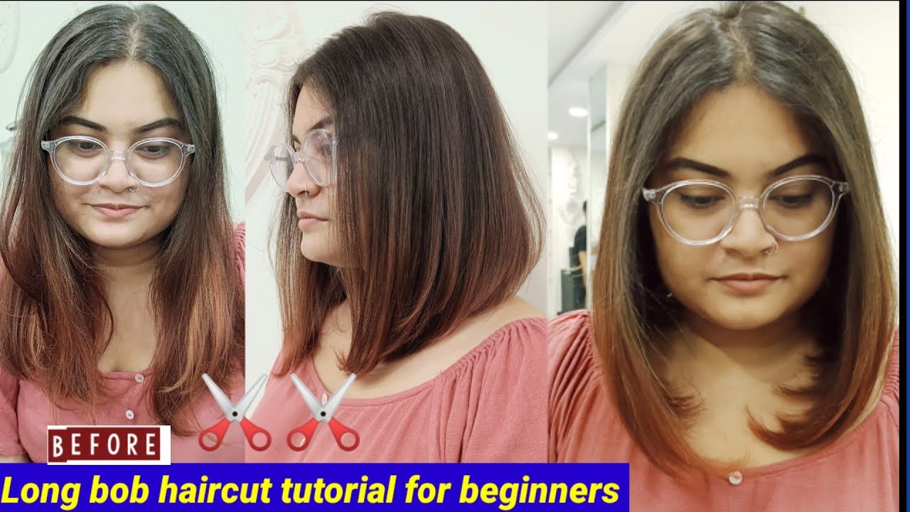 Long Bob Haircut Tutorial for Beginners/ #longtoshorthaircut #longbob #bobhaircut #haircutexpert Shy