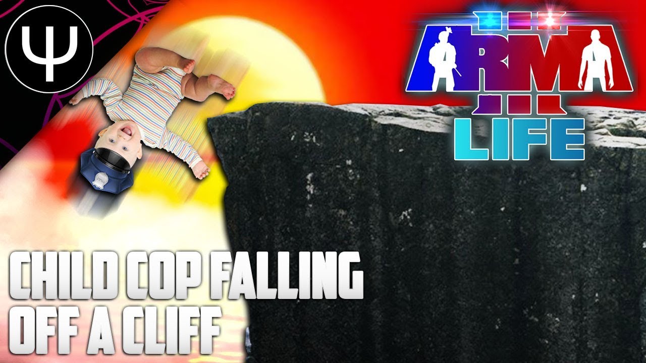 ARMA 3: Kamdan Life Mod — Throwing The Child Cop Off A Cliff!