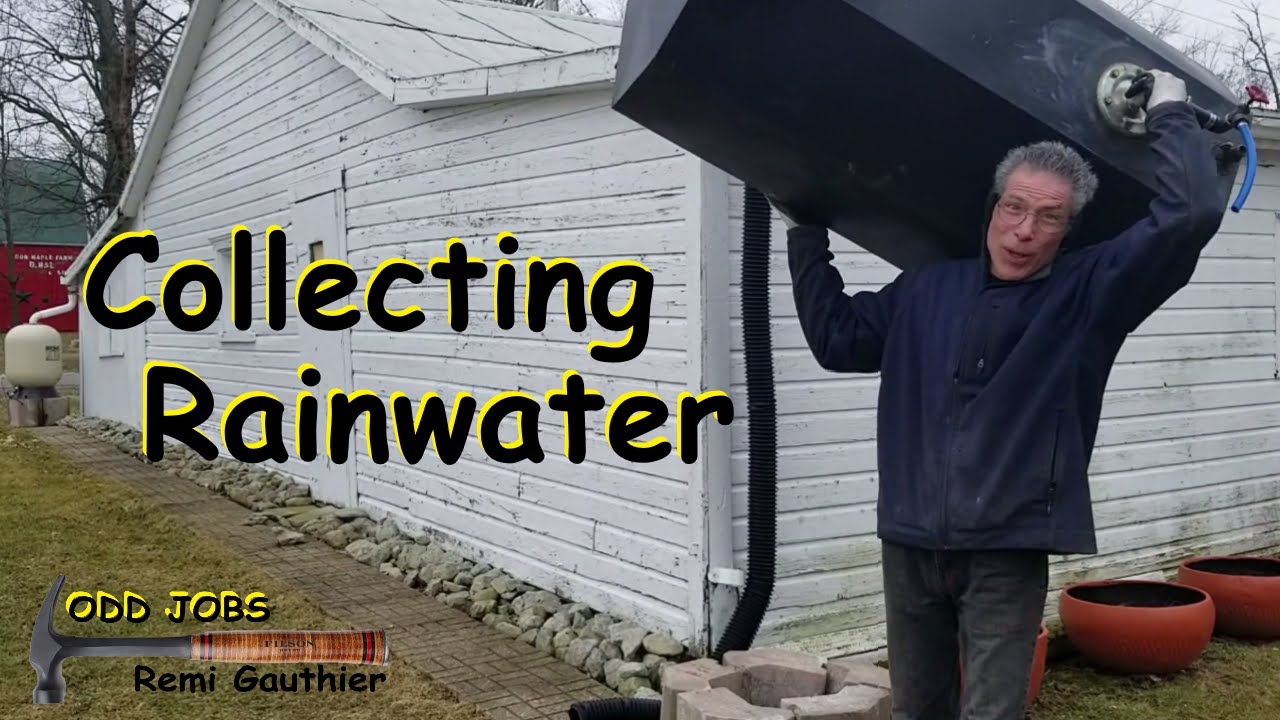 Collecting Rainwater from gutters