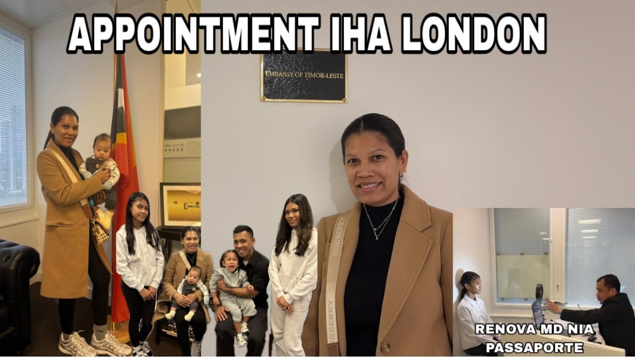 APPOINTMENT IHA LONDON ||RENOVA MD NIA PASSAPORTE TL || 16.12.25#familyvlog 