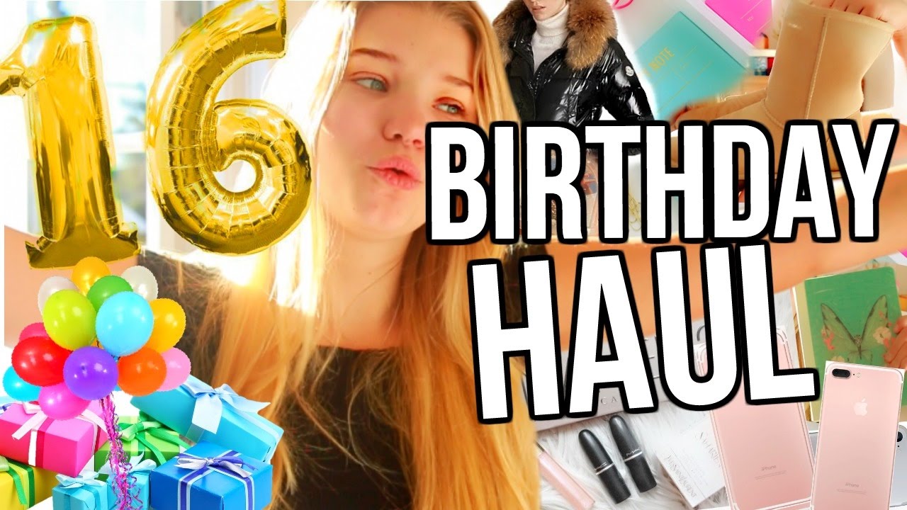Sweet 16 - Birthday Haul! Ugg, Iphone 7, Moncler, Ralph Lauren & More!