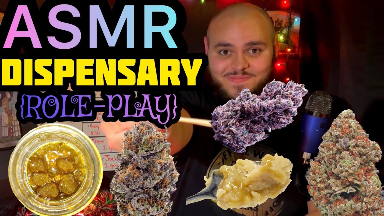 *ASMR Weed Dispensary Role Play* ASMR Smoke Shop🎄