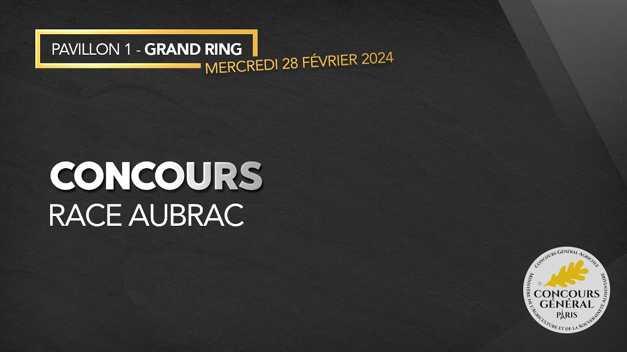 CONCOURS AUBRAC 2024