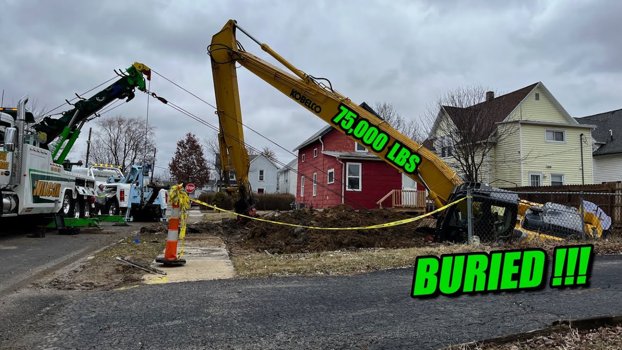 Can We Recover This 75,000 POUND Excavator?
