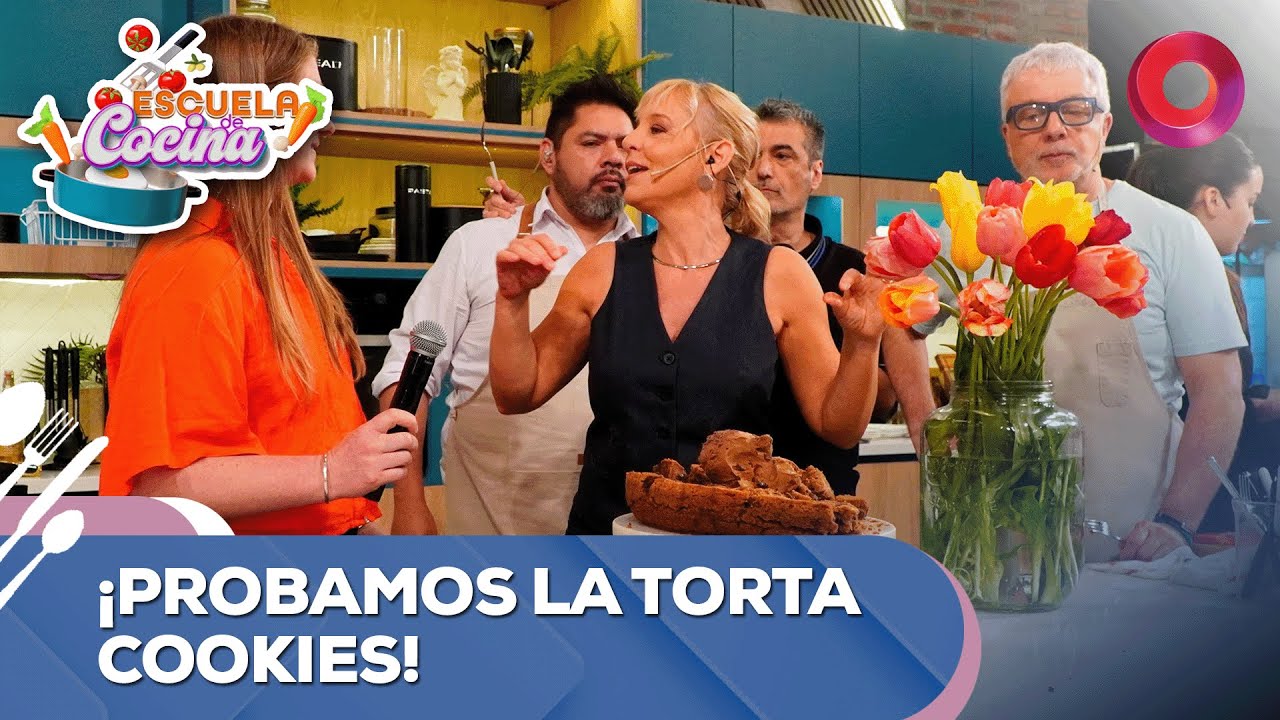 ¡Probamos la torta de cookies! | #EscuelaDeCocina Completo - 21/10 - El Nueve