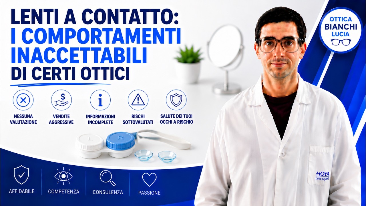 Lenti a contatto: quando l' ottico NON è professionale